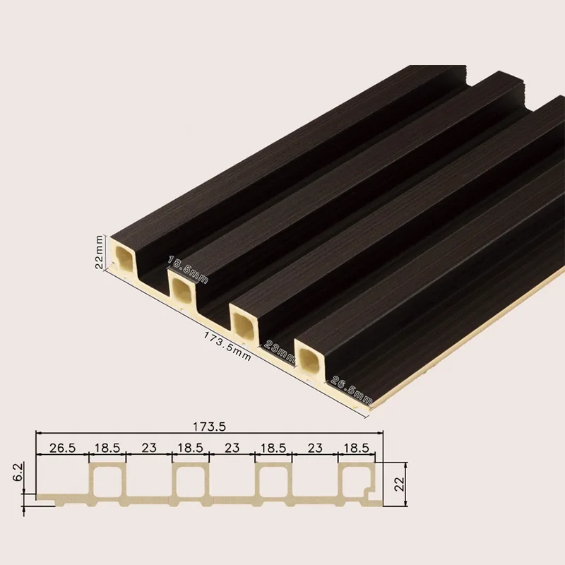 170 Panou gol cu ​​4 grile canelat