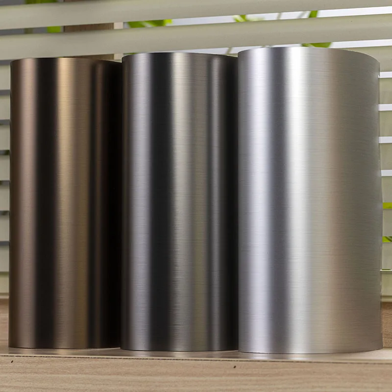 Placă de perete rezistentă la impact cu textura metalică PET