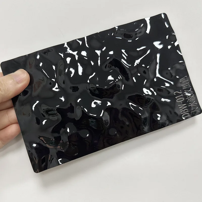 Panou de perete din cristal de carbon PET Water Ripple